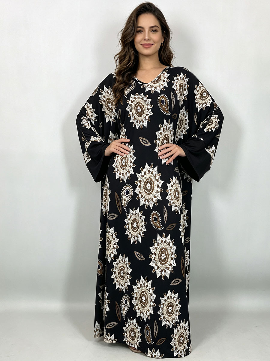 Boho Summer Beach Maxi Dress - Robe maxi grande taille pour femmes,