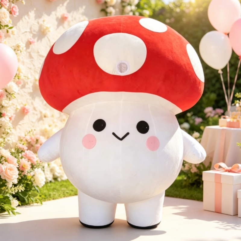 Dresses - Costume de mascotte de champignon gonflable,
