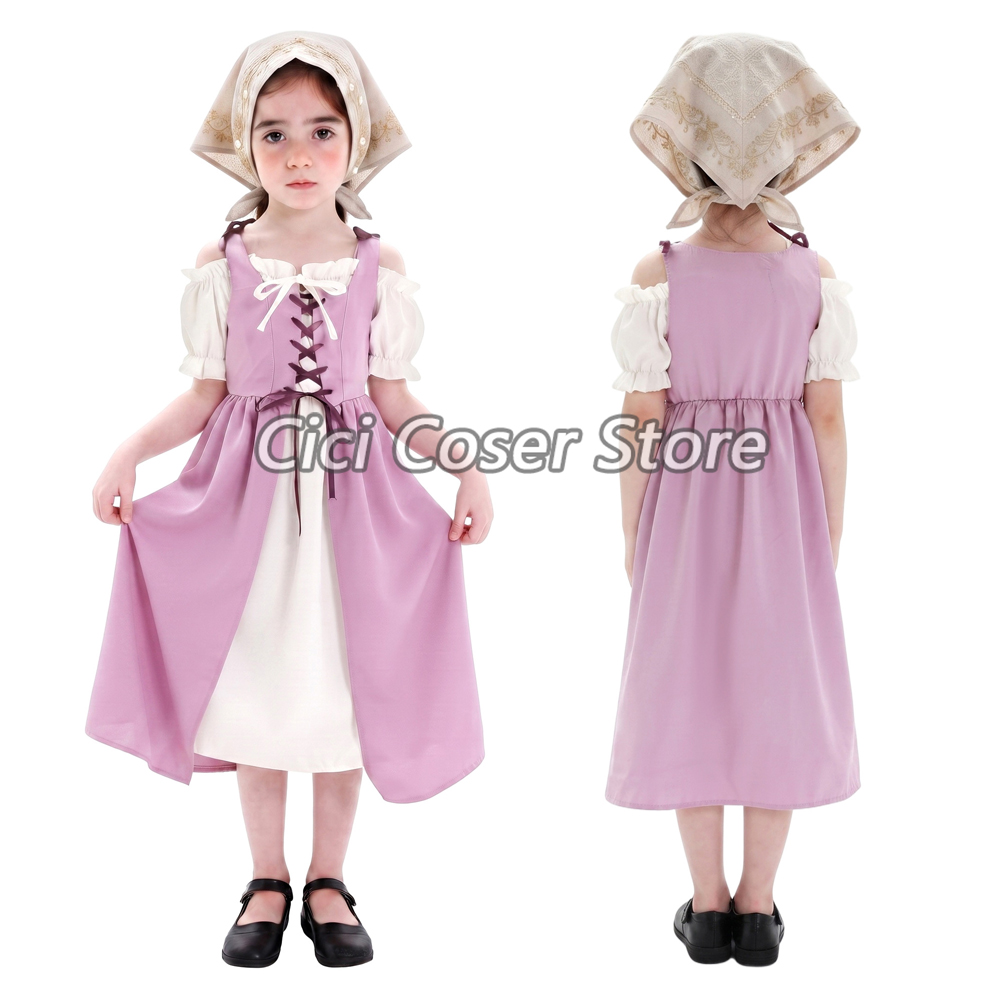 Dresses - Costume médiéval pour enfants, robe de