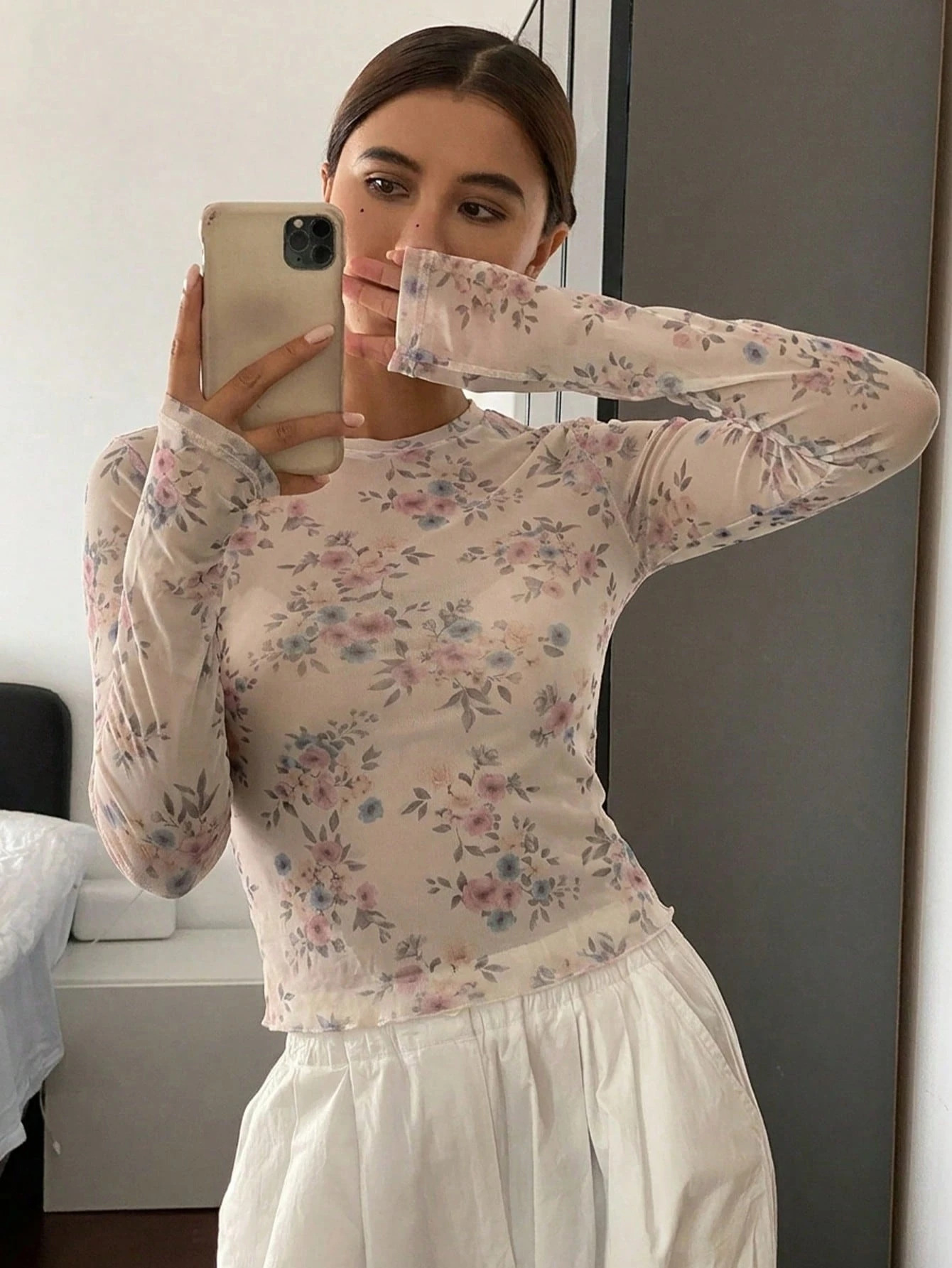 T-shirt à manches longues en m - Blouses avis et prix