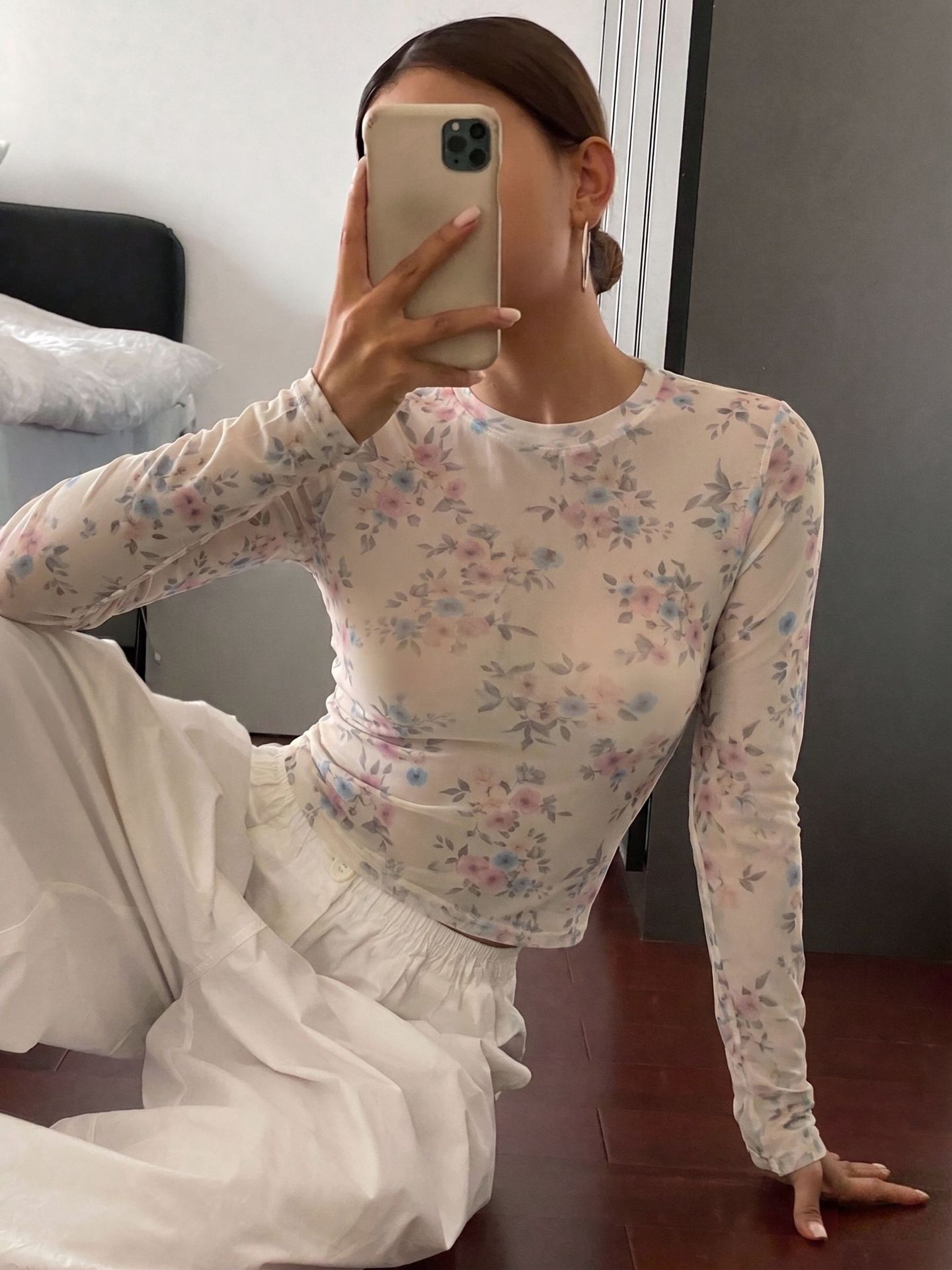 T-shirt à manches longues en m - Blouses avis et prix