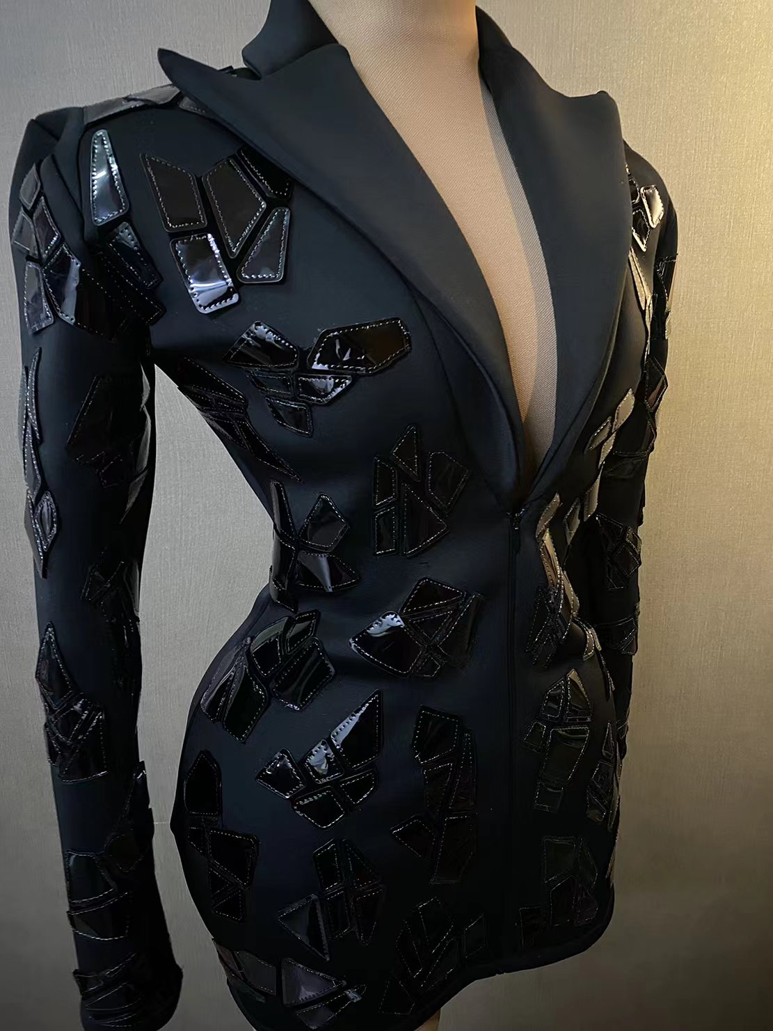 Robe de soirée noire de luxe p - Sparkly Rhinestone Club Party Dress avis et prix