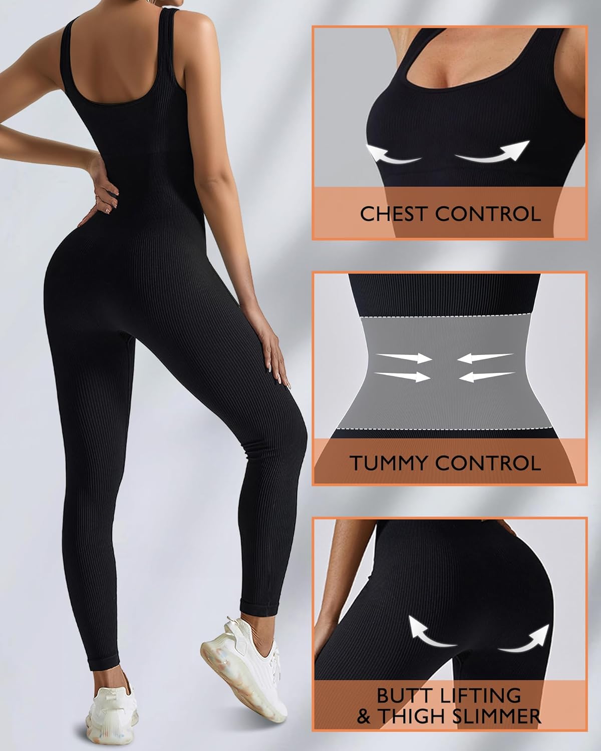 Combinaison d'entraînement san - Seamless Ribbed Workout Tank Top avis et prix