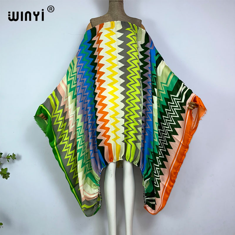 WINYI Robes Maxi Sexy à Col Un - Boho Summer Beach Maxi Dress avis et prix