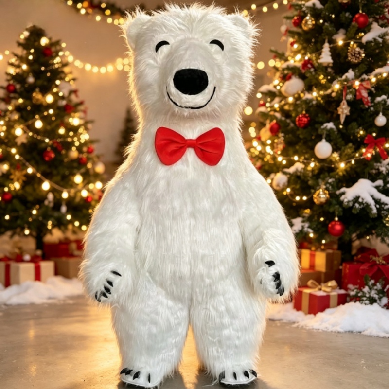 Costume de mascotte d'ours pol - Dresses avis et prix