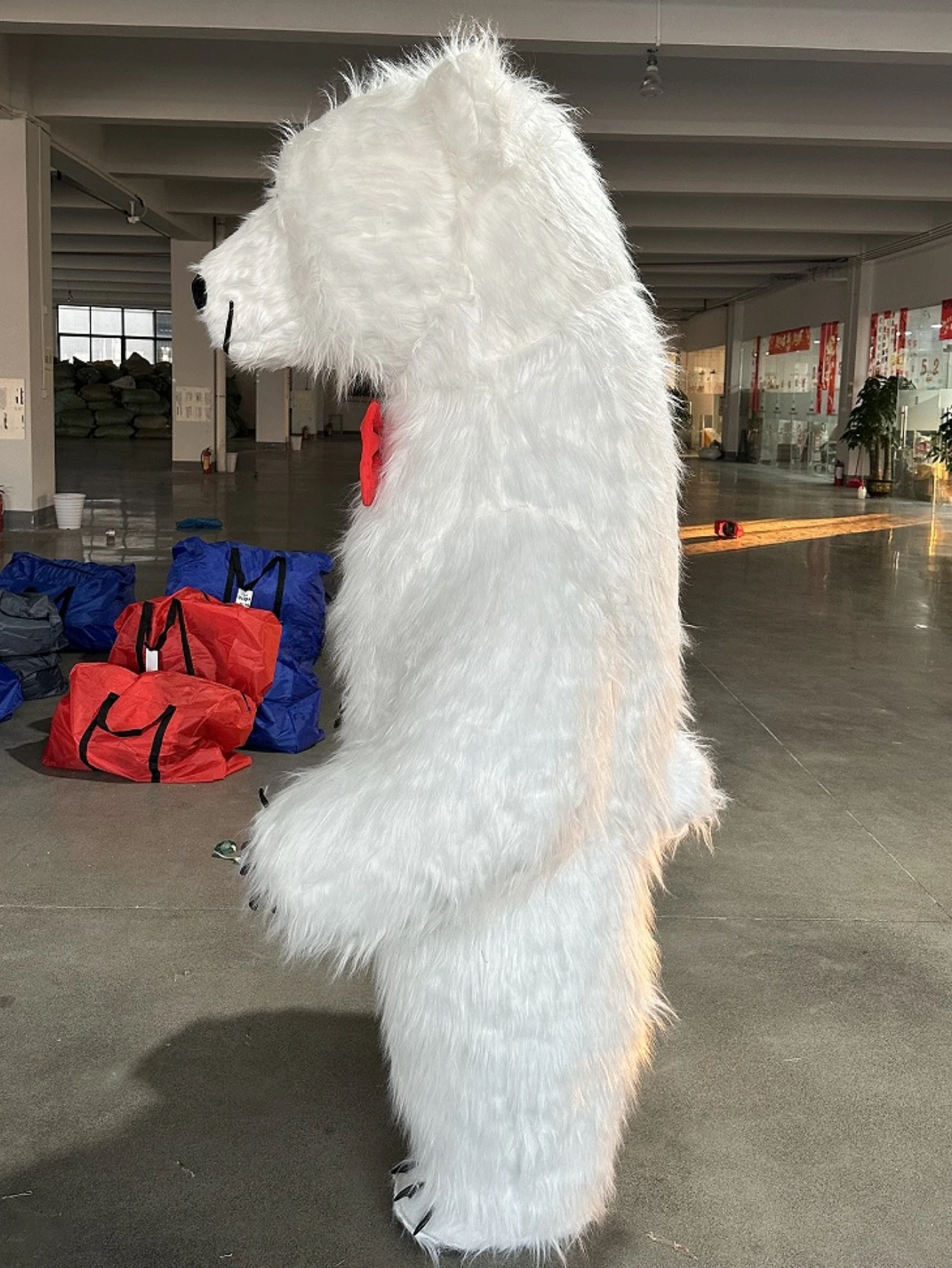 Costume de mascotte d'ours pol - Dresses avis et prix