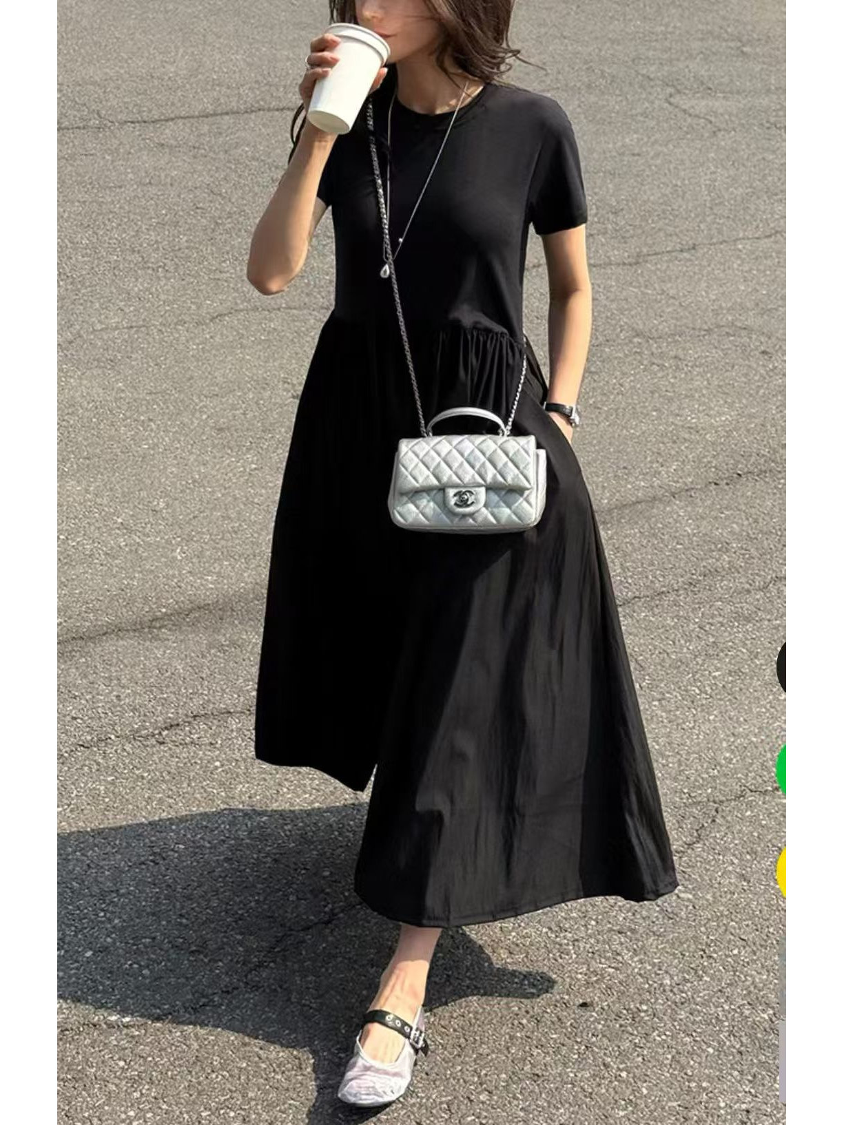 Robe T-shirt d'été pour femme  - Korean Style A Line Shirt Dress avis et prix
