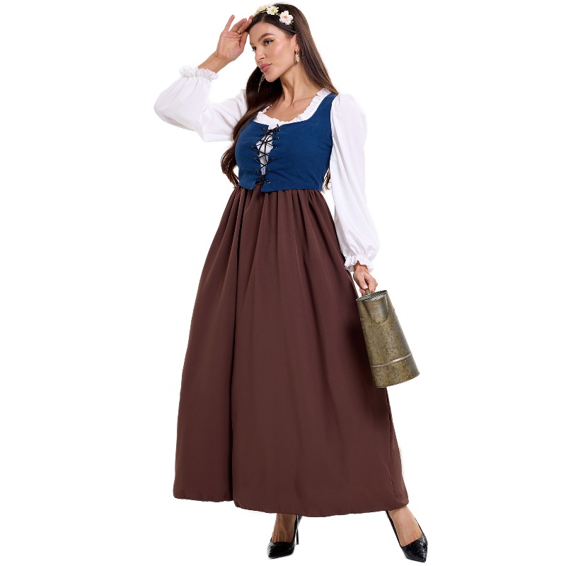 Costume de paysanne vintage po - Skirts avis et prix