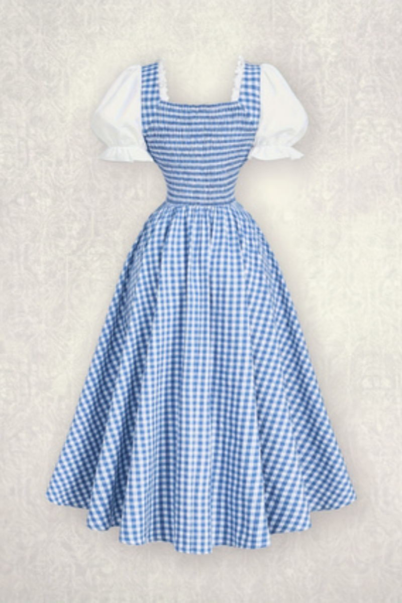 Robe à la mode pour femmes, bl - French Vintage Floral Midi Dress avis et prix