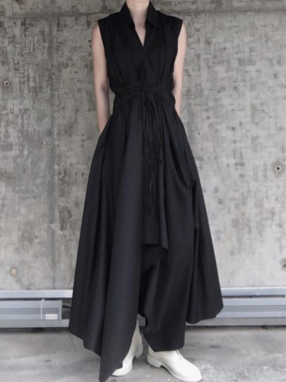 Robe chemise ultra-longue irré - Korean Style A Line Shirt Dress avis et prix