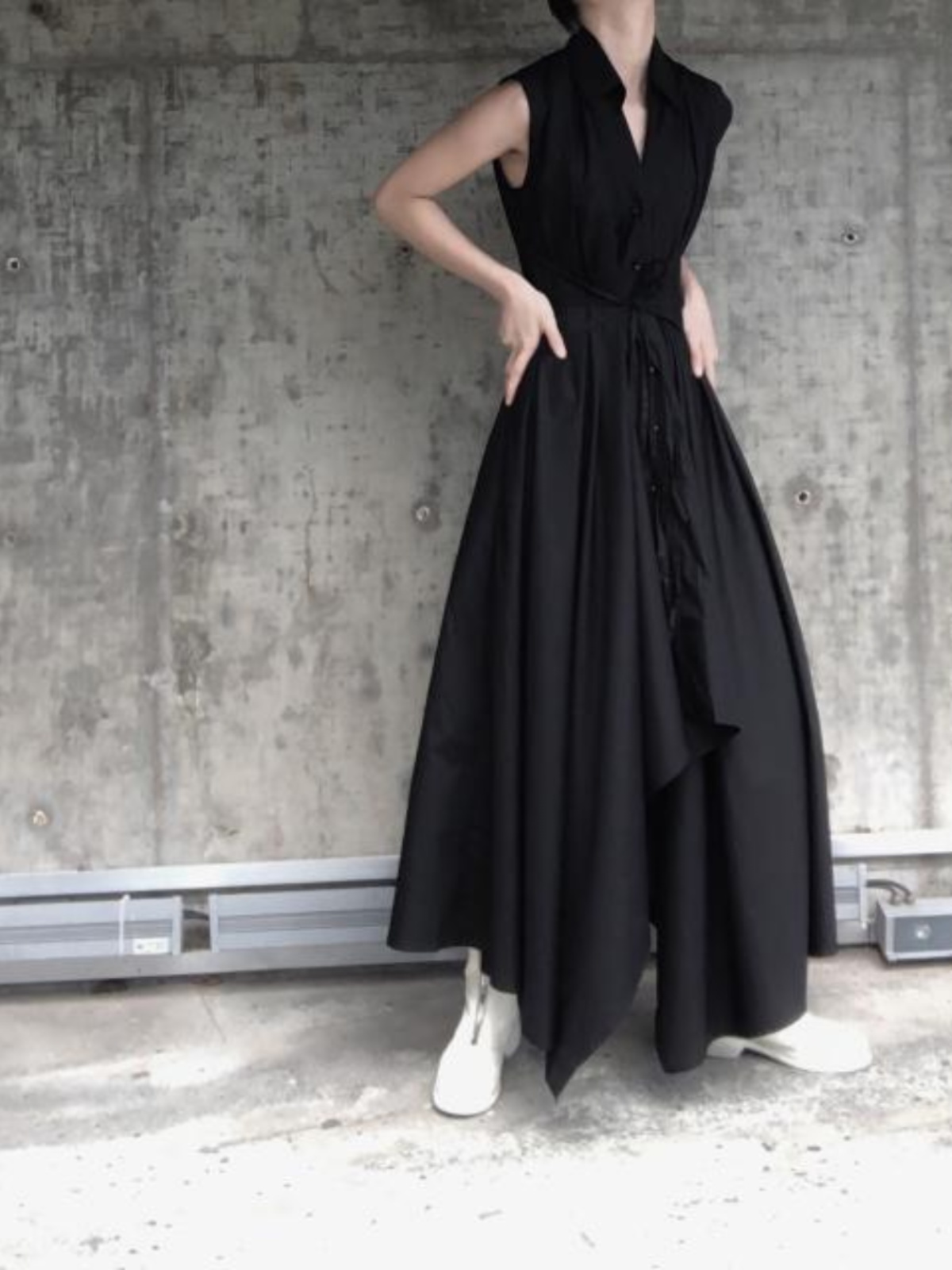 Robe chemise ultra-longue irré - Korean Style A Line Shirt Dress avis et prix