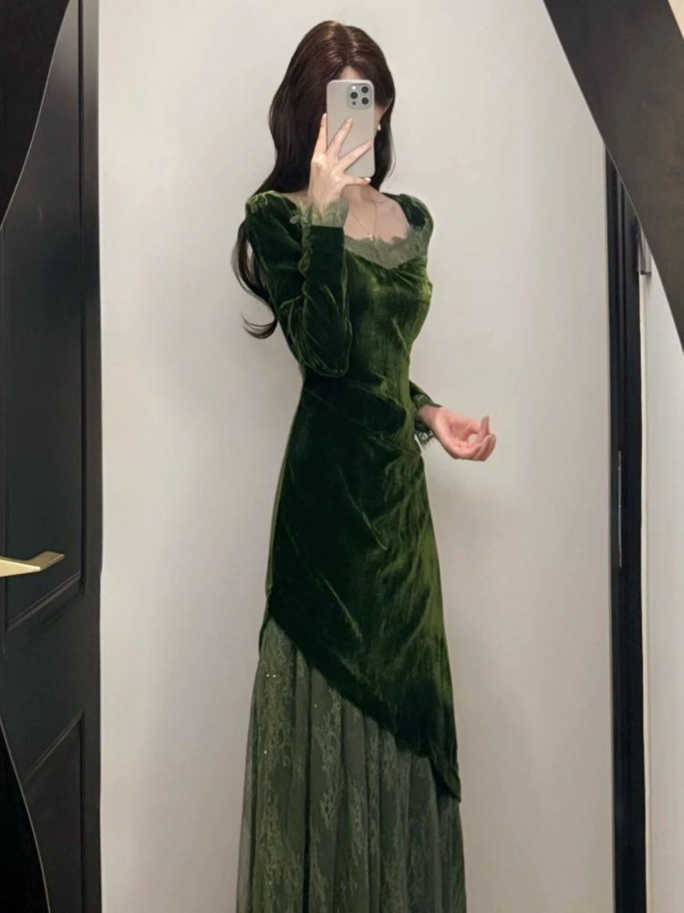 Robe française Vintage élégant - French Vintage Floral Midi Dress avis et prix