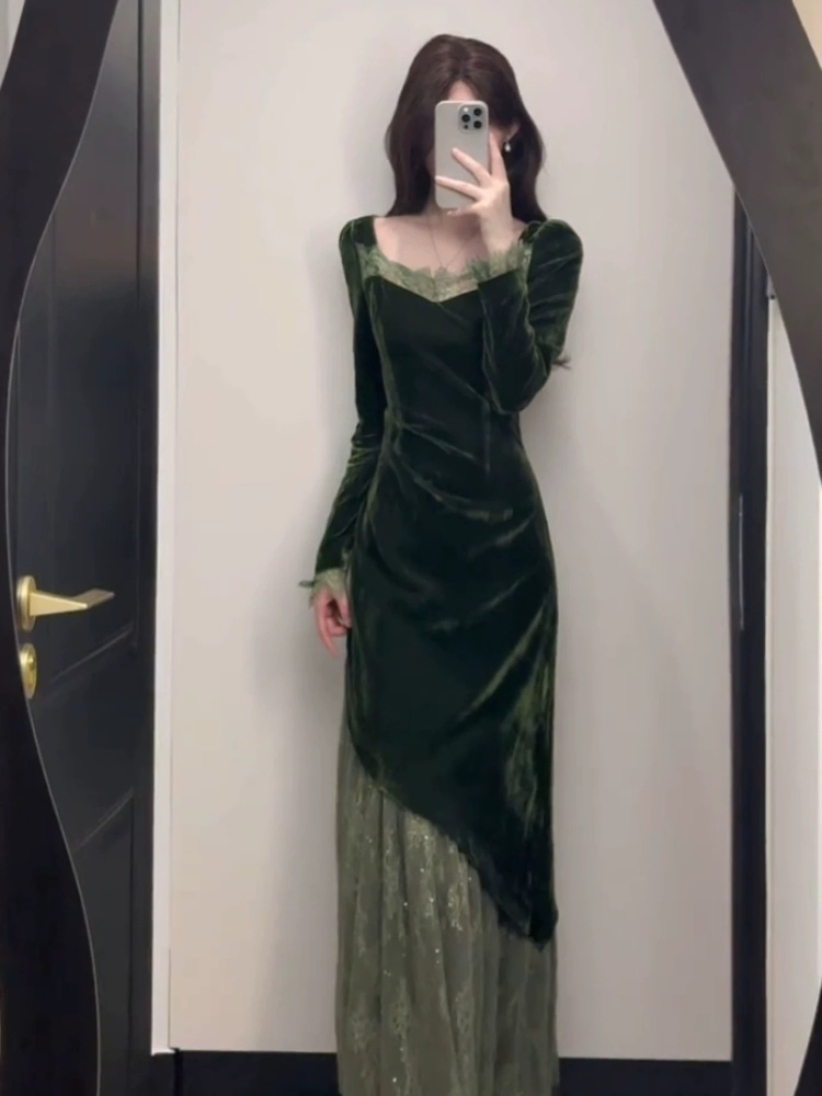 Robe française Vintage élégant - French Vintage Floral Midi Dress avis et prix